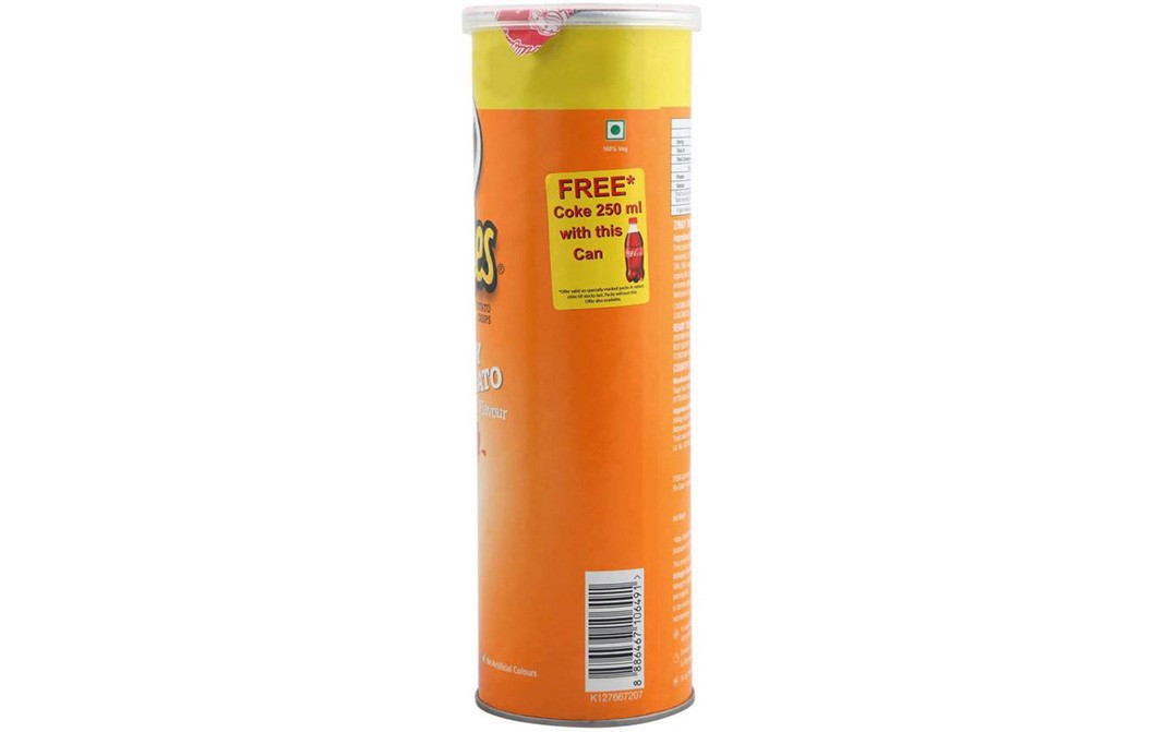 Pringles Potato Crisps Zingy Tomato Flavour   Container  110 grams